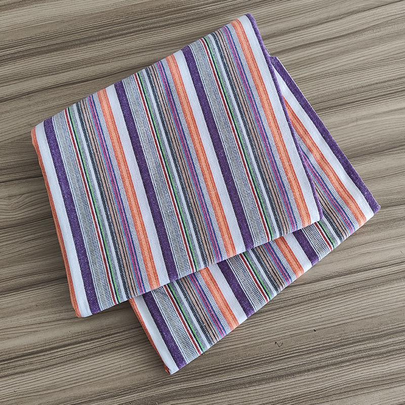 Slightly Flawed Vintage Coarse Cotton Double Bed Sheet – Nostalgic, Cool Summer Single Sheet