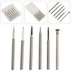 For Rotary Tool Compatible Complete 6Pcs Wood Carving Drill Bit Collection