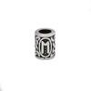 Retro Viking Rune Stainless Steel Beads - Non-Fading Titanium Accessory