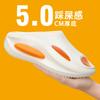 Internet Celebrity Coconut Cool Slippers Men's 2024 New Summer Wear Stepping On Shit Feeling Sports Non-slip Beach Fish Mouth Sandals