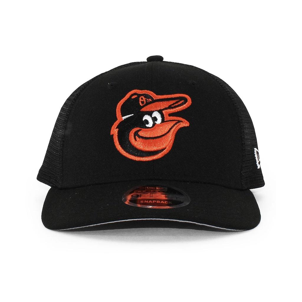 [New Era] Mesh Cap LP9FIFTY Baltimore Orioles MLB TRUCKER MESH CAP BALTIMORE ORIOLES LOW PROFILE SNAPBACK SNAPBACK Hat 950 [Used]