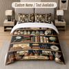 Vintage Compass Map Custom Name Bedding Set 2 Pillowcases + 1 Sheet Personalized Text Custom