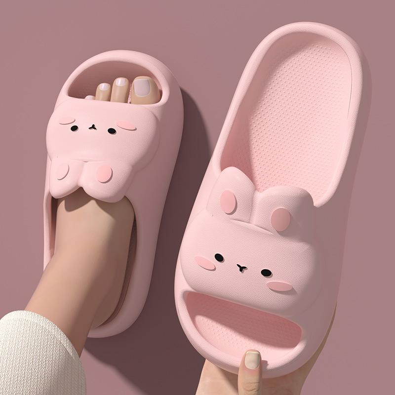 

Children s summer cartoon cute slippers for boys and girls, suitable for indoor and outdoor use, non-slip soft-soled baby bath sandals 40-41Code【Inner Length2