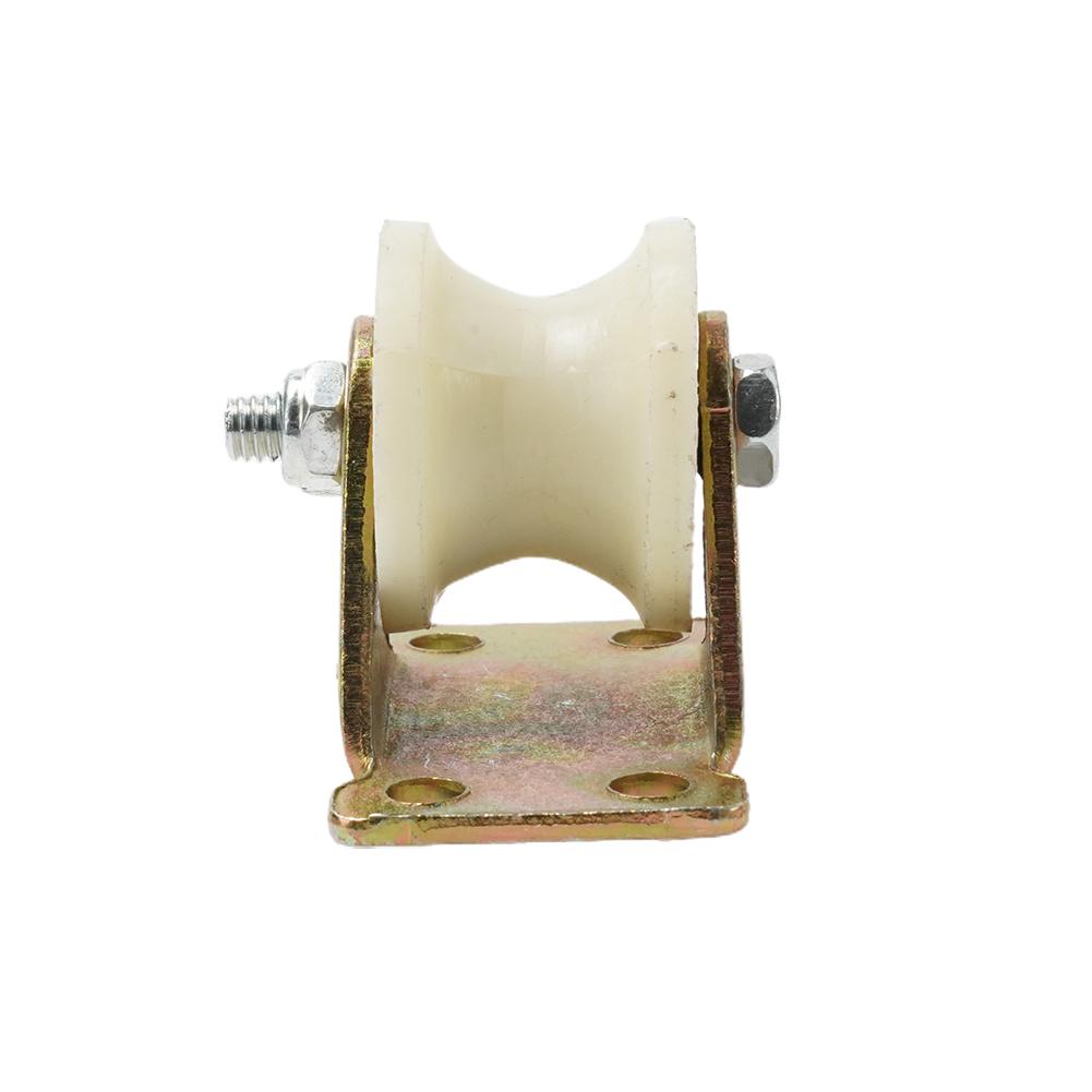 Anti Rust Sliding Door Rollers V Nylon Grooved Rollers With Stand Refined Bearing Steel For Smooth And Quiet Operation