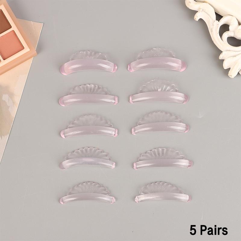5 Pair Shell Shape False Eyelash Lift Shields Perm Silicone Pads Accessories Eyelash Extension Tool Applicator