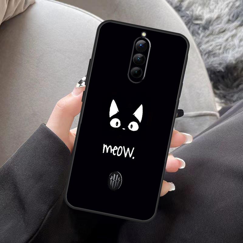 

Черный Кот Мультяшный Милый Чехол Для ZTE Nubia Red Magic 10 Air 11 9 8 8S 9S 10S Pro Plus 5G 5S 6R 6 7 6S 7S Pro Обложка Red Magic 9S Pro