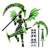 3D Printed Robot Action Figure with Accessories Movable Joints Demon