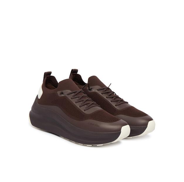 Calvin Klein Chunky Runner Lace Up Sock Knit Sneakers