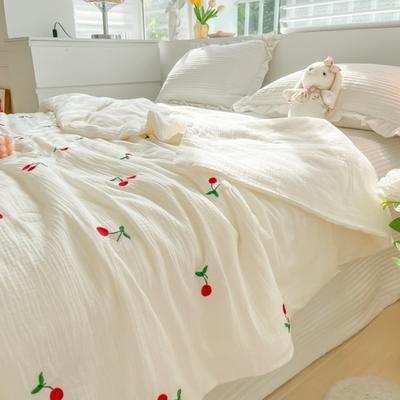 New Class A Small Fresh Double-Layer Wrinkled Yarn Washed Cotton Summer Quilt Summer Cool Quilt Air Conditioner Quilt