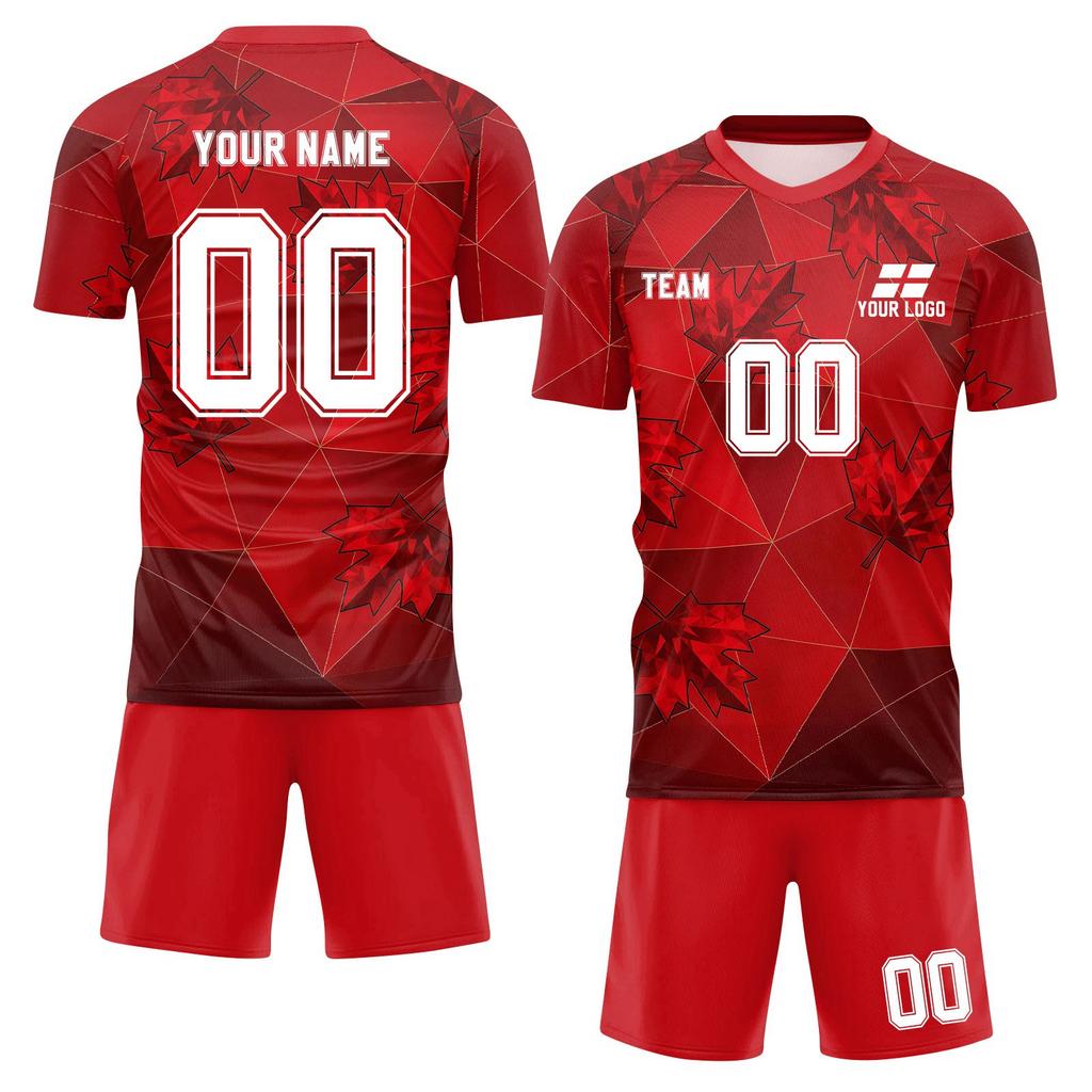 Personalised Shirts Kit Mens Girls With Name Number Custom Football Jerseys For Boys Training Suit