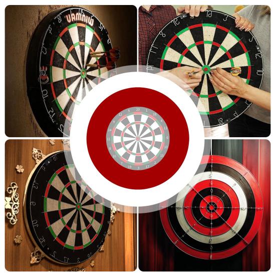 Dartboard Protection Ring Wall Protector Board High Strength Removable Simple Installation Wall Surround Dart Backboard Black Ring