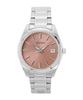 Stainless Steel Salmon Dial Quartz SUR523P1 100M Men's Watch