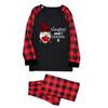 Family Christmas Plaid Pajama Set: Long-Sleeve T-Shirt & Pants