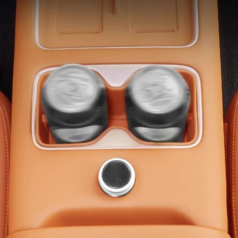 Center Console Silicone Cup Pad for BYD Leopard 7 Titanium 7 Anti-Slip Water-Resistant Cup Holder Interior Mod Accessory