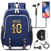 Large Capacity Schoolbag with Shoulder Strap; Student Three-piece Pencil Case Set