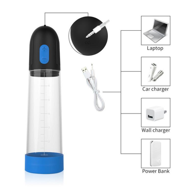 Penis-trener Automatisk treningsmassasjeapparat Lader mannlig flykopp Vakuumonani