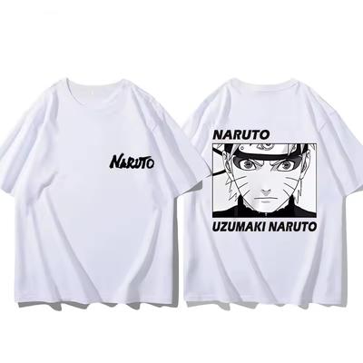 Naruto Anime T Shirt Men 100% Cotton High Quality Luxury Designer T-shirt Four Season Popular Unisex Cotton T-shirt