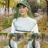 Hat Mesh Net Anti Mosquito Insect Bee Net Head Face Neck Hat Cover Net Summer Fishing Cap Mesh Protect from Mosquitoes for Hunters Hikers Campers