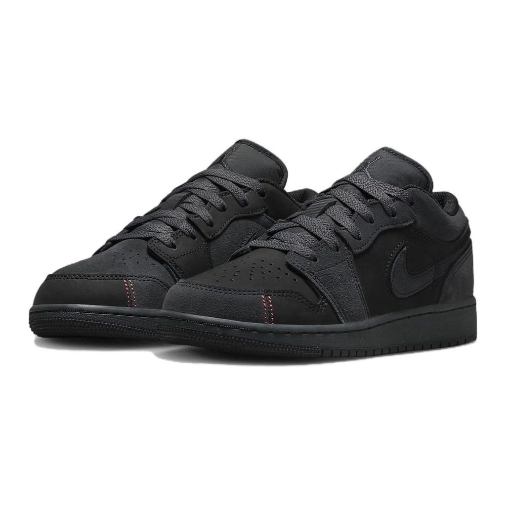 Zapatillas Air Jordan 1 Low SE Craft GS Rojo Humo Oscuro Niños Gris Gris Humo Oscuro Rojo Varsity FQ7757-001