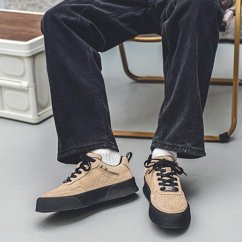 3015 tooling shoes trendy men wear cowhide single product high-end board shoes original patch design casual shoes trend