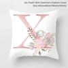 45X45Cm Pink Letter Cushion Pillowcase Decorative Sofa 40X40Cm Pillow Cases Autumn Decoration