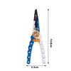 Durable Aluminum Fishing Pliers Multitool Hook Remover Braided Line Ring Tool Anti Slip Lightweight Fishing Tool