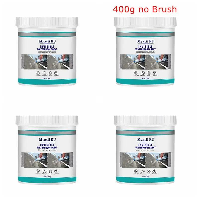 100/200/600g Waterproof Agent Toilet Anti-leak Spray Sealing Glue with Brush Repair Broken Powerful Invisible Paste Sealant Glue