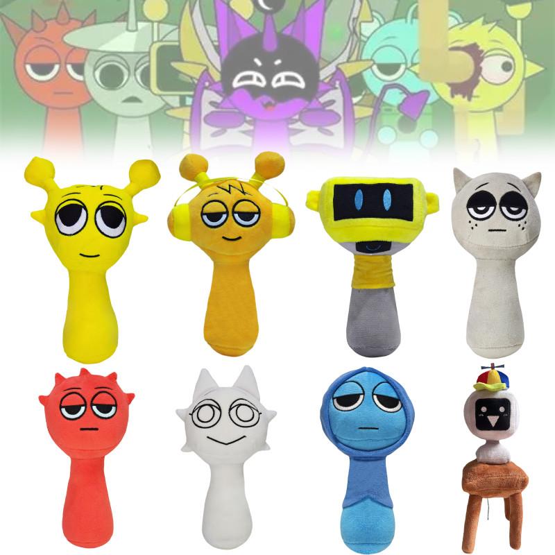 Sprunki Plüsch Musik Spiel Roboter Spielzeug Festliches Geschenk Ideal für Kinder und Sammler 20cm