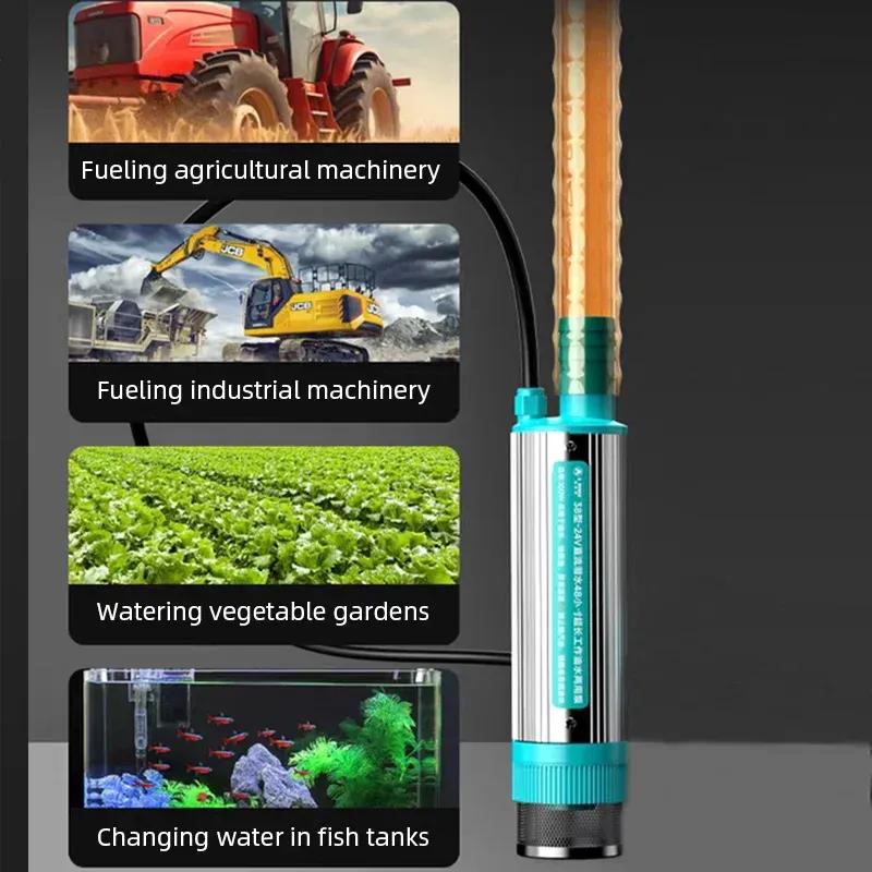 Portable Rechargeable Oil Transfer Pump Lithium Battery Electric Diesel Pump Water Pump Dual Use High Flow Suction Transfer Tool