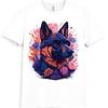 GerUnisex Shepherd Graphic T Shirt Dog with Goggles Colorful Art Design Tee