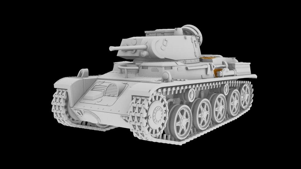 IBG 1/72 Scale Swedish Stritzvagn M39 Swedish Light Tank Plastic Model Kit PB72034 (Tank)