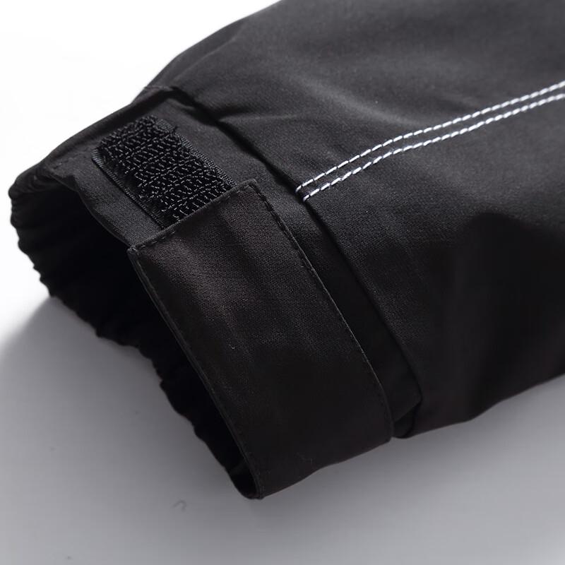 Dibinze Men's Plus Size Hooded Windproof Jacket