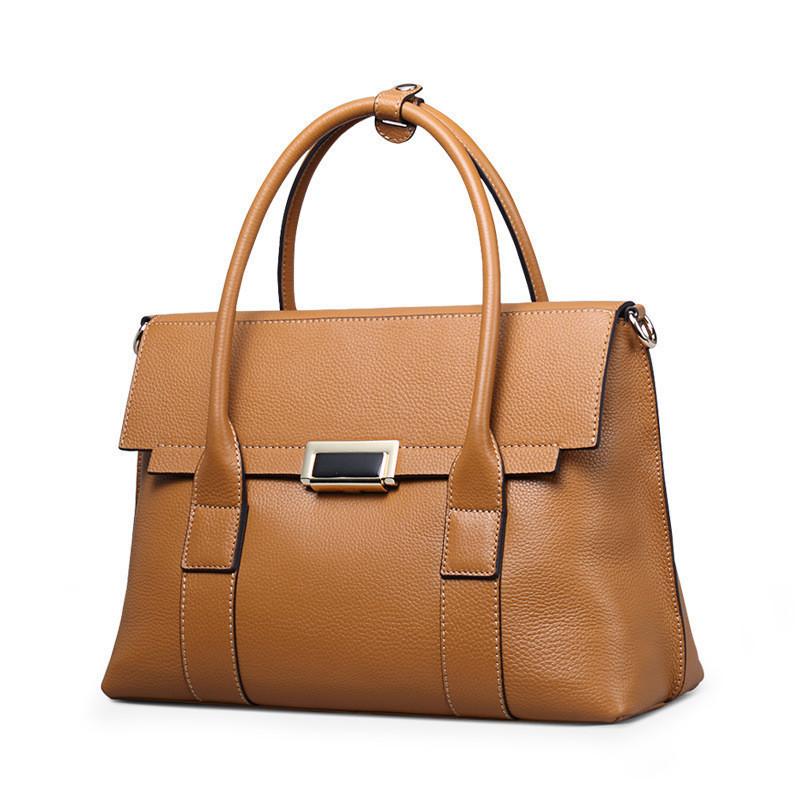 Ledertasche für Damen Pendeltasche Platin-Tasche Nähtasche Damentasche Handtasche Europäische und amerikanische Retro-Tasche