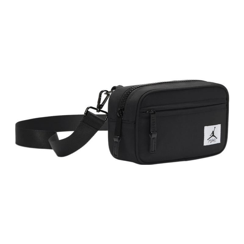 Jordan Bolso Cruzado de Tela, Bolso de Hombro Unisex Negro Jordan FB9602-010