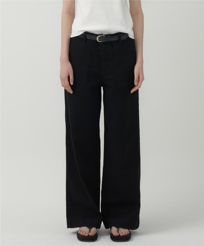 Mot Pocket Edition Cotton Wide Denim - Black