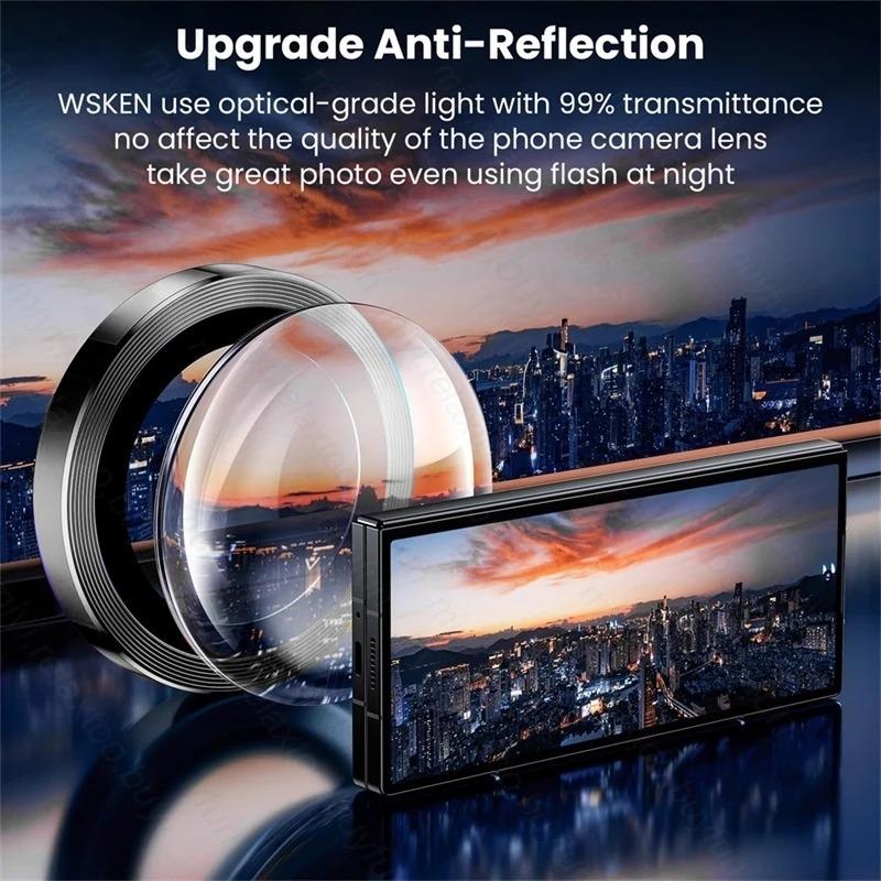 Metal Camera Ring Guard Cap For Samsung Galaxy Z Fold 7 6 5 HD Rear Lens Glass Protective Film Case Friendly