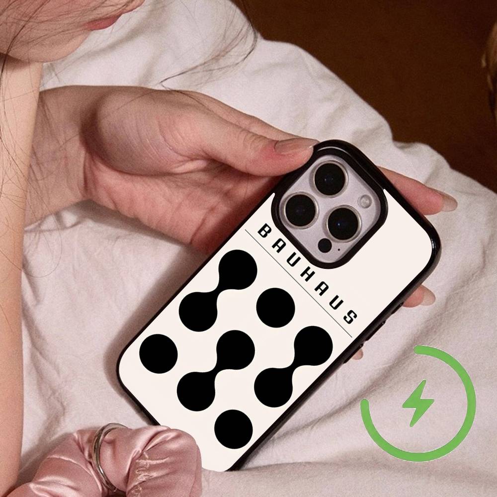 

Geometric Bauhaus Art For Magsafe Wireless Charge Magnetic Phone Case For IPhone 17 16 14 13 12 11 15 Pro Max Plus iphone 15 plus
