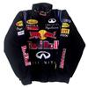Embroidered Racing Suit F1 Kurtka Motocyklowa: Retro Styl Europejski i Amerykański, Bawełniany Płaszcz z Długim Rękawem