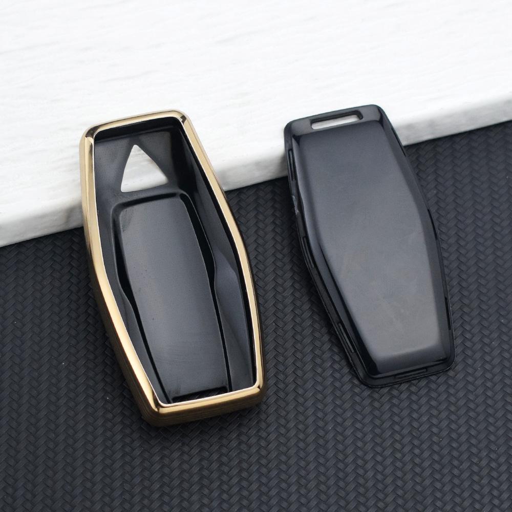 2/3/4 Buttons Key Cover For Mitsubishi Outlander - Smart Remote Tpu Car Key Case Holder With Keychain Rings Accessories