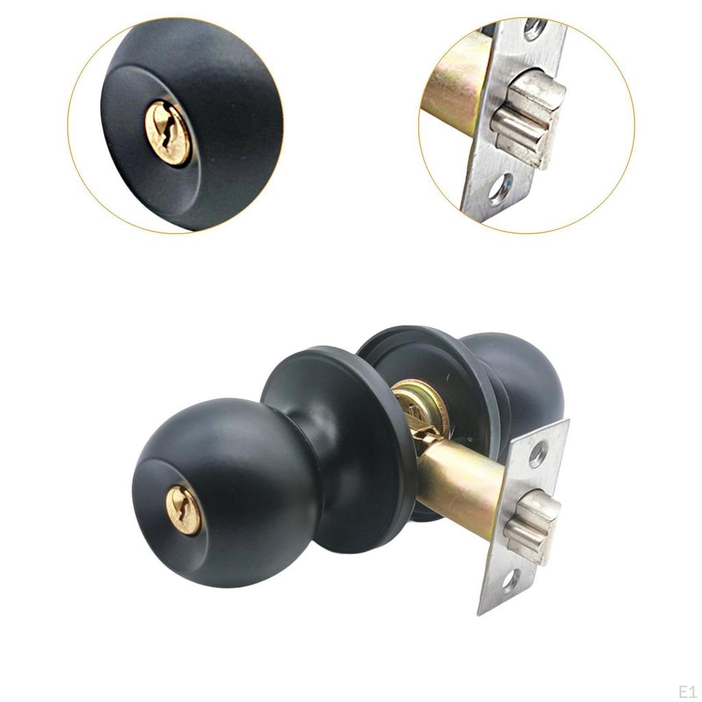 Ball Door Knob Keypad Lock Comfortable for Study Room Apartment