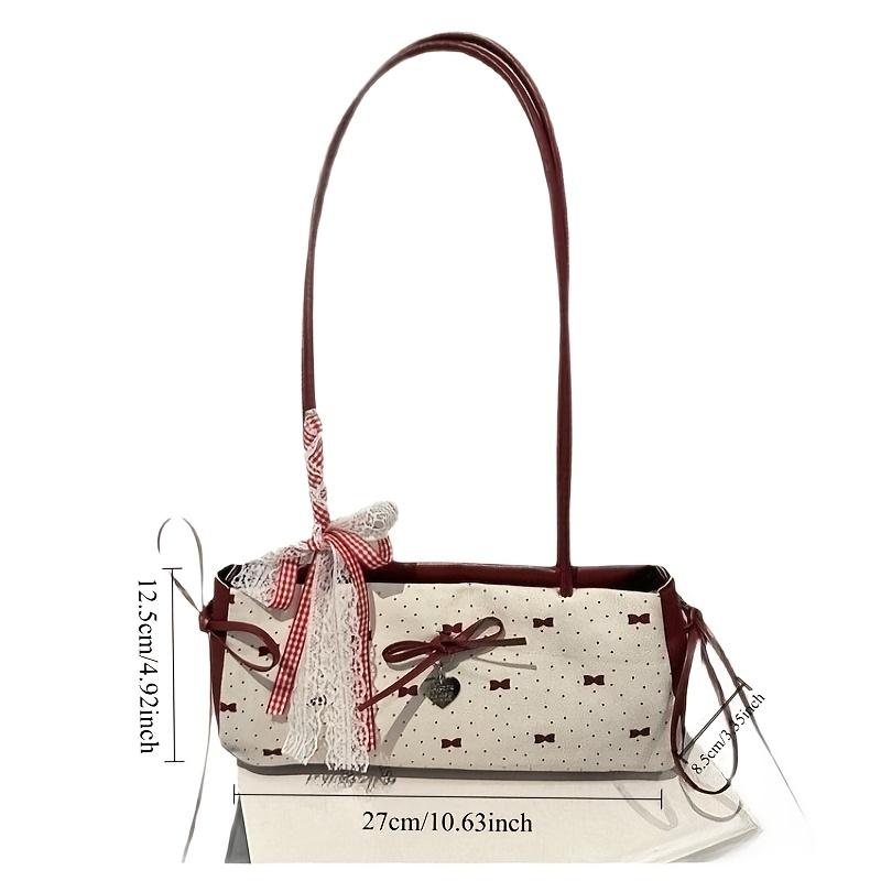 New minimalist women's bags, stylish bow bags, polka dot sweet and cool shoulder bags, casual bags on Instagram.