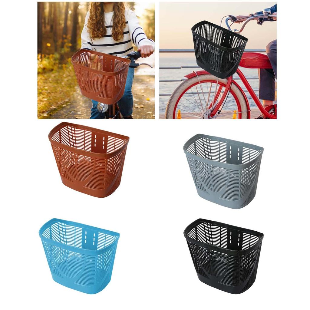 Support de panier avant de vélo Design rétro Porte-panier multifonction Panier de cyclisme pour