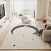 Modern Minimalist Washable Area Rug Living Room Bedroom Sofa Coffee Table Non-Slip Soft Plush Floor Mat