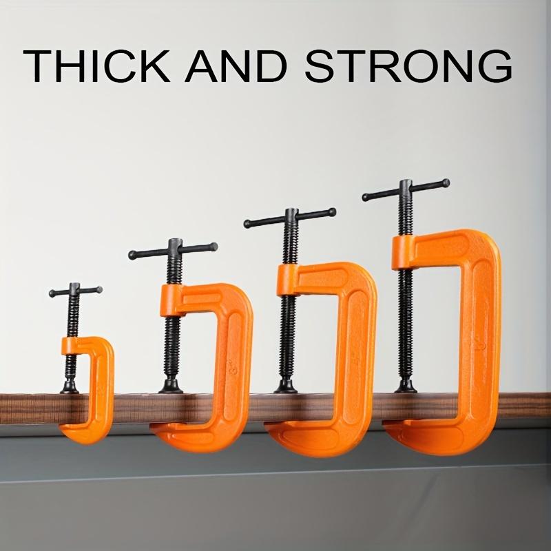 1 Stück 12" Tragbare Montage Hochbelastbar Verdickt Verstellbar Holzbearbeitung Gusseisen C-Typ G-förmige Klemmschelle