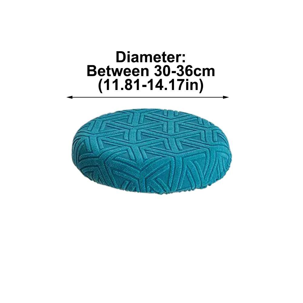 New Elastic Bar Round Stool Cover Thickened Stretchable Stool Cushion Slipcover Dustproof Washable Seat Chair Slipcover