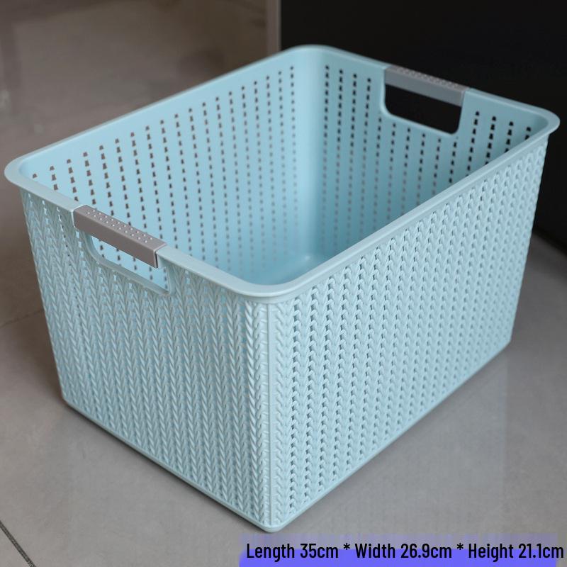 Thickened Star Moon Rectangle Storage Basket for Small Items and Snacks