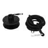 Floating Water Mat Tether Kit with Plastic Grommet 118in Rope Foam Water Pad Tether Kit Black