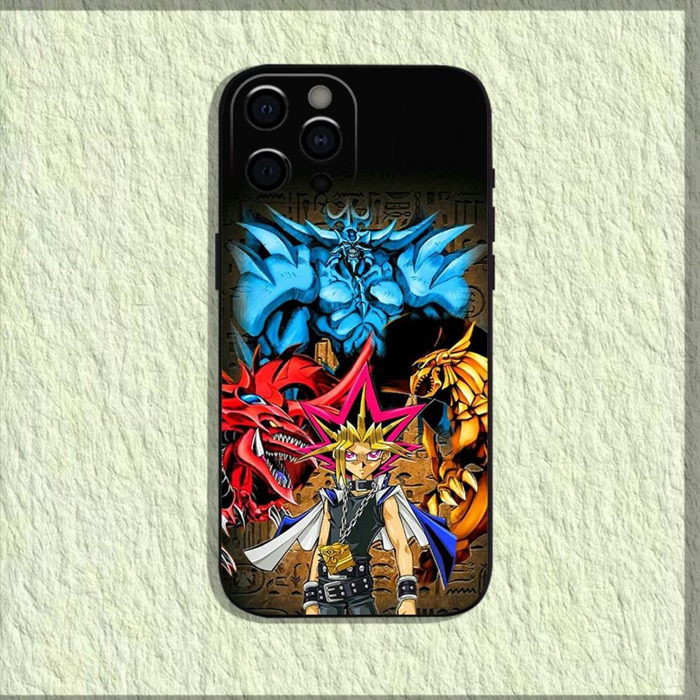 

Anime Y-Yu-Gi-Oh Phone Case For iPhone 16,15,14,13,12,11,Pro,X,XS,Max,XR,Plus,Mini Soft Black Cover iPhone11