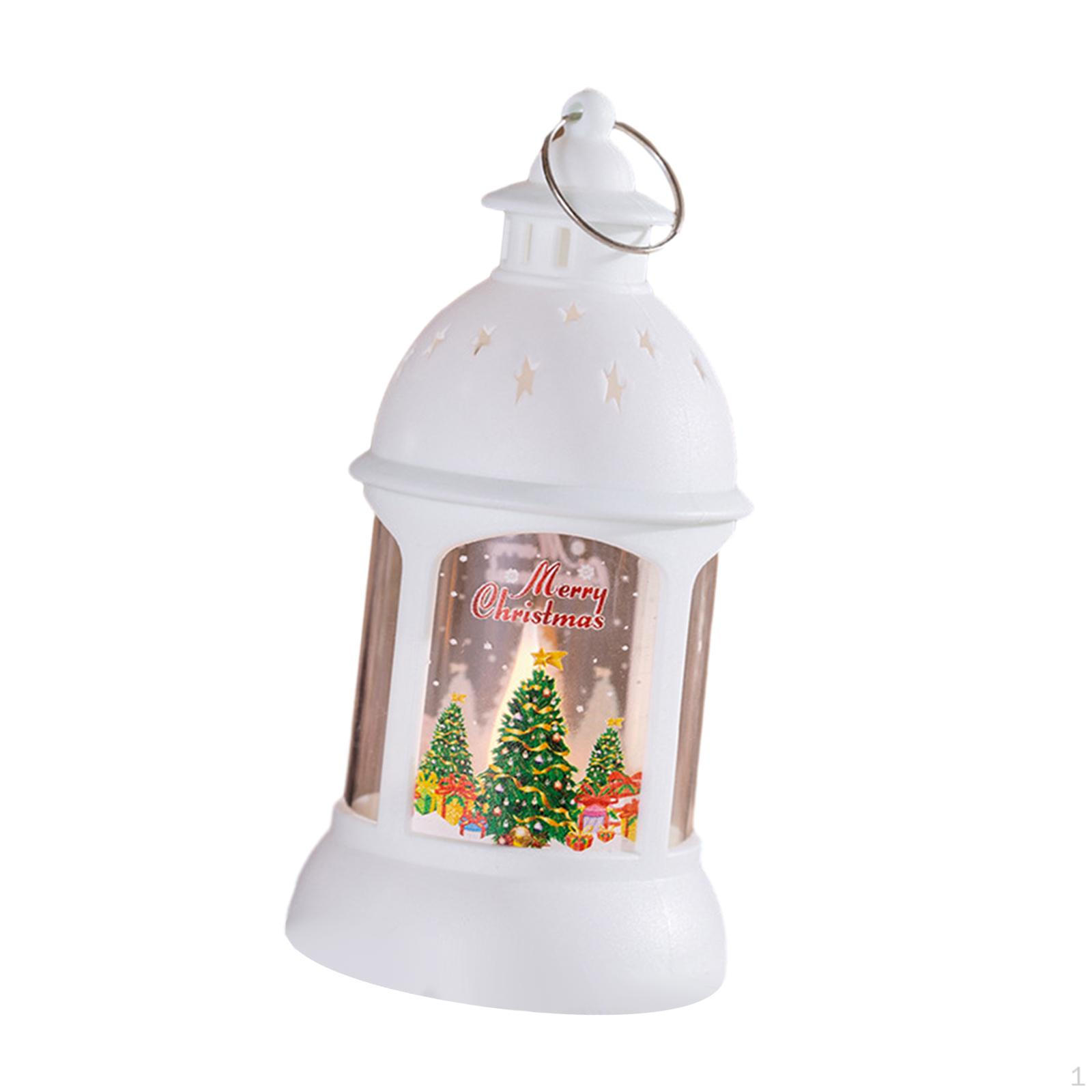 

Рождественский фонарь-ночник, переносной настольный центральный элемент, рождественский декор для офиса, праздника, помещения Xmas Tree