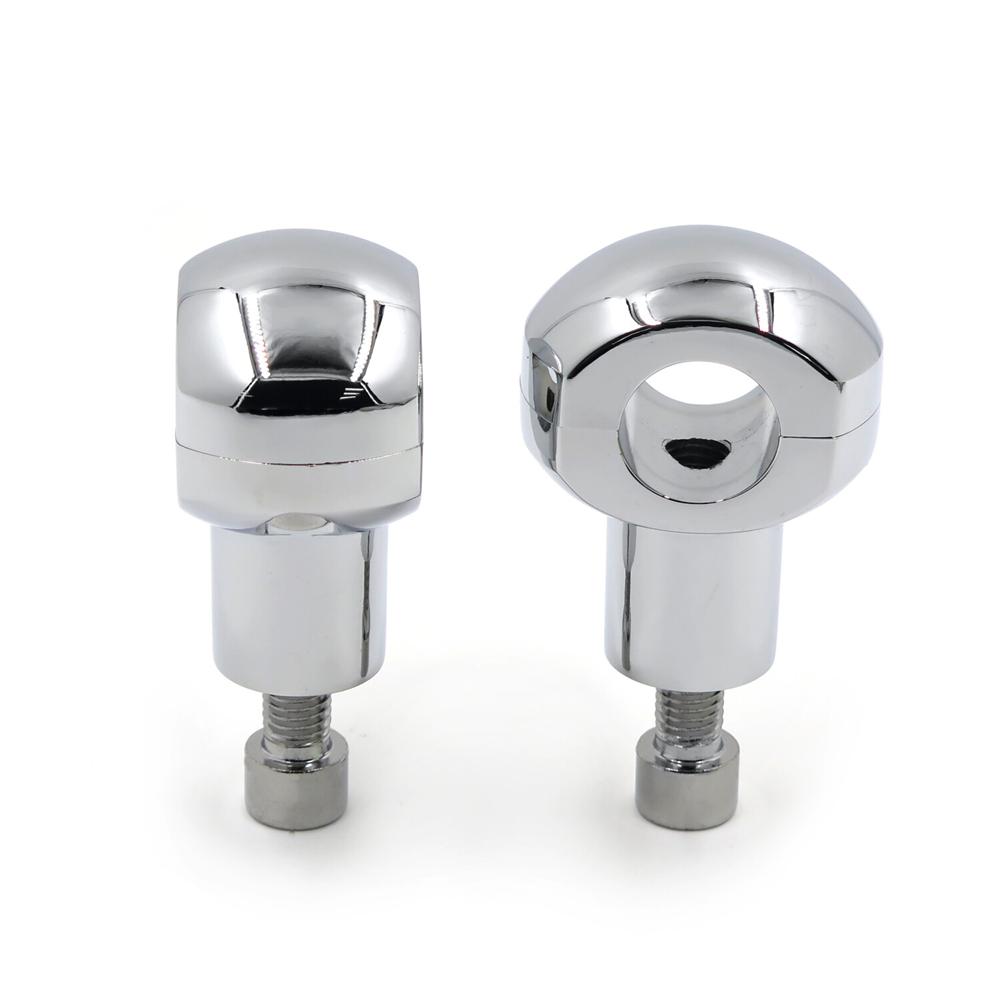 Chrome 25mm Handlebar Risers Fit For 1" Handlebar on Honda Suzuki Yamaha Kawasaki